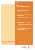 4. Symposium Aktiv-Solarhaus 2013 - OTTI e.V., Bereich Erneuerbare Energien