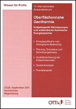 13. Internationales Anwenderforum Oberfl�chennahe Geothermie 2014 - OTTI e.V., Bereich Erneuerbare Energien